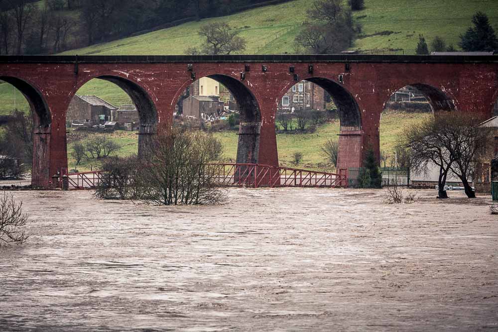 Whalley in Deep Water – Flood Photos in Full Force